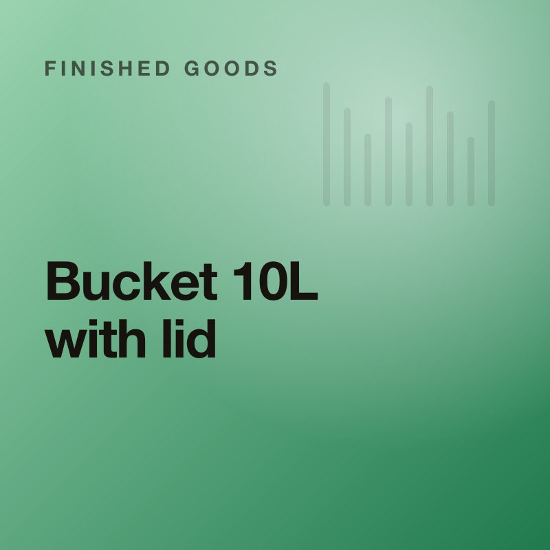 Bucket 10L with lid