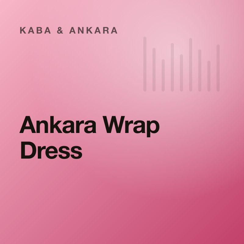 Ankara Wrap Dress